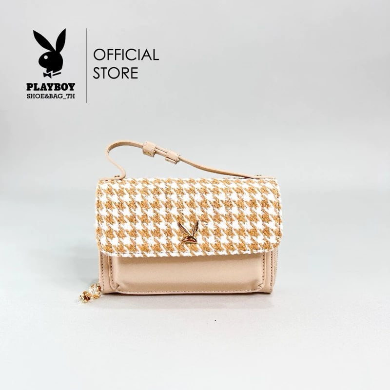 Playboy กระเป๋าสพาย ใหม่ แท้ 100% อุปกรณ์ครบ