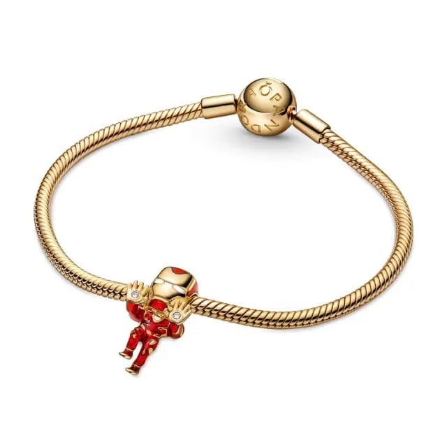 PANDORA ชาร์ม MARVEL THE AVENGERS IRON MAN CHARM สีทอง